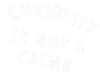 HouseInhabit jessica reed kraus house inhabit houseinhabit curiosity is not a crime Sticker