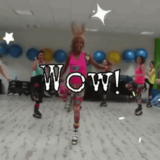 zumba trasparente GIF by kangoojumps