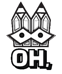 Oh No Anxiety Sticker by Stamatia Alexaki