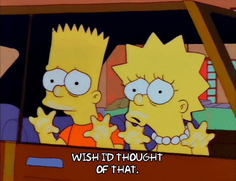 Scared Season 3 GIF by The Simpsons