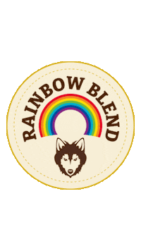 Dog Rainbow Sticker by Wolfsblut