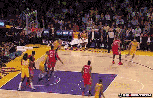 dwight howard lakers GIF by SB Nation