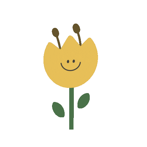 anny_wang happy smile flower like Sticker
