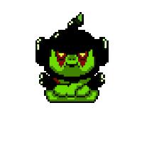 Angry Pixel Sticker