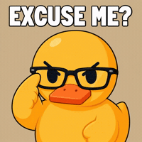 Excuse Me GIF by Duel Duck