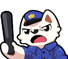 Police Dog Sticker Sticker