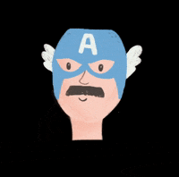 Captain America Batman GIF