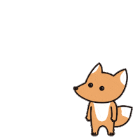 Scared Fox Sticker by choom.sai