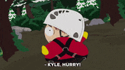 eric cartman running GIF by South Park 