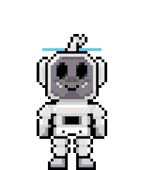 Pixel Hello Sticker
