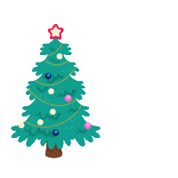 Christmas Tree Love Sticker by Time Zone