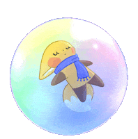 Fox Bubble Sticker
