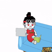 Working Open English GIF by Zhotcita