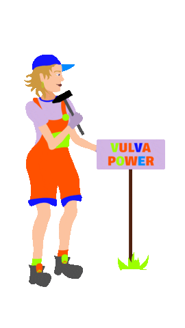 Feminism Working Sticker by Höme - Für Festivals