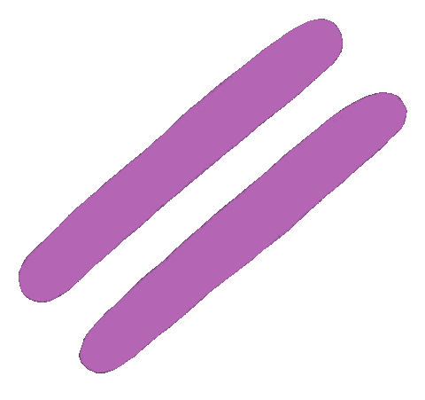 Jessicaldifap purple doodle shape pattern Sticker