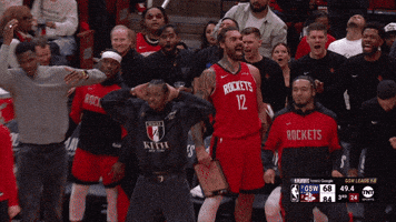 Excited Nba Playoffs GIF by NBA