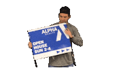 Landon Denney Sticker by Landon Denney Alpha Realty