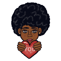 I Love You Heart Sticker by JellaCreative