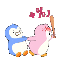 Angry I Love You Sticker by Pudgy Penguins