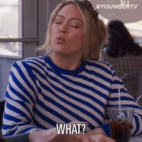 kelseypeters wtf GIF by YoungerTV