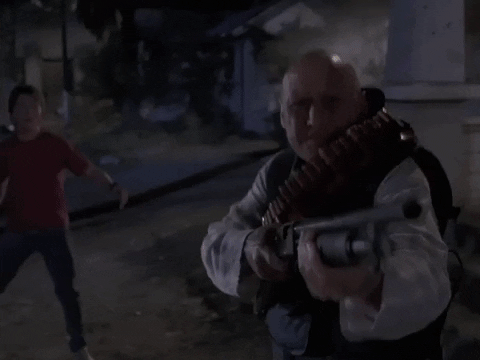 Gun Shooting GIF by Back to the Future Trilogy