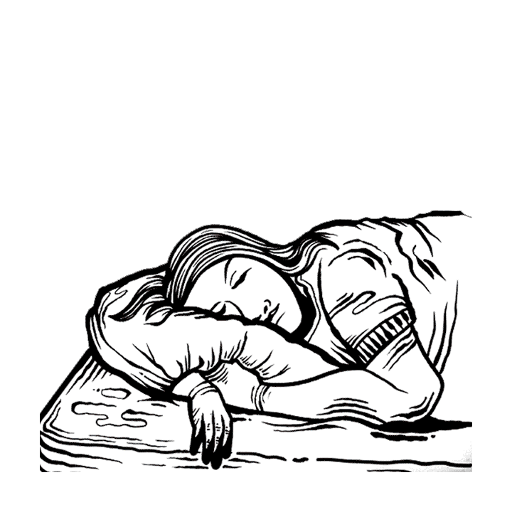 Sleepy Think About It Sticker