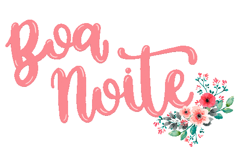 Boa Noite Lettering Sticker