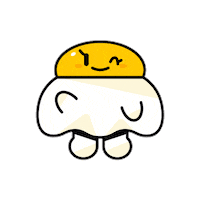 eggdropofficial hi wink sunny egg Sticker