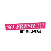hetstijllokaal fresh newhair sofresh stijllokaal Sticker