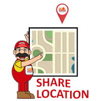 Share Location Sticker by Depo Bangunan