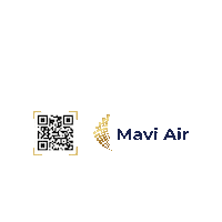 maviair istanbul helicopter bodrum qrcode Sticker