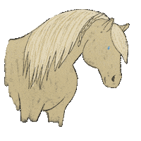 Horse Barbie Sticker by winterlichtmalerei