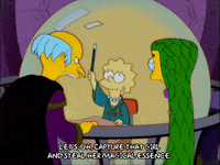 lisa simpson dreaming GIF