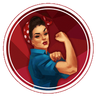 You Can Do It Woman Sticker by Vinotaria