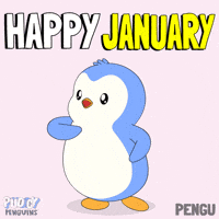 January 1 Penguin GIF by Pudgy Penguins