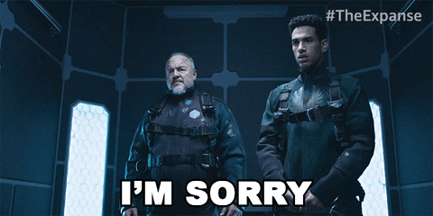 Sorry The Expanse GIF by Amazon Prime Video