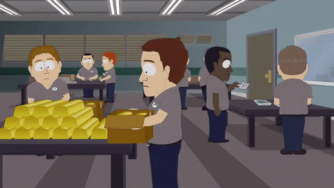 gold shipping GIF by South Park 