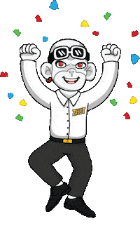 Happy Dance Sticker by Zhot