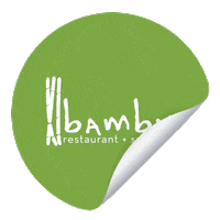 bambu_sushibar sushi bambu favorito how we roll Sticker