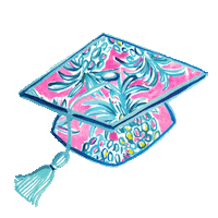 Cheers Graduation Sticker by Lilly Pulitzer