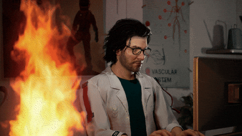 Fire This Is Fine GIF by 11 bit studios