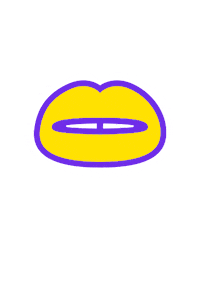 Festival Tongue Sticker by Mighty Hoopla