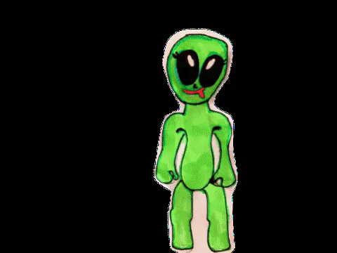 Alien GIF by Kunstkwartier