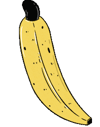 Banana Dogman Sticker