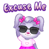 Excuse Me What Sticker by Lucas and Friends by RV AppStudios