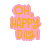Happy Pink Sticker