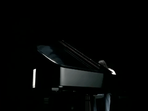 andrew w k piano GIF