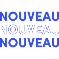 Hypersthene new illustration text blue Sticker