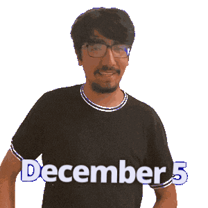5 December Sticker