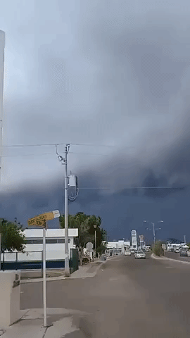 Storm Clouds Loom Over Capital of Baja California Sur as Hurricane Olaf Nears